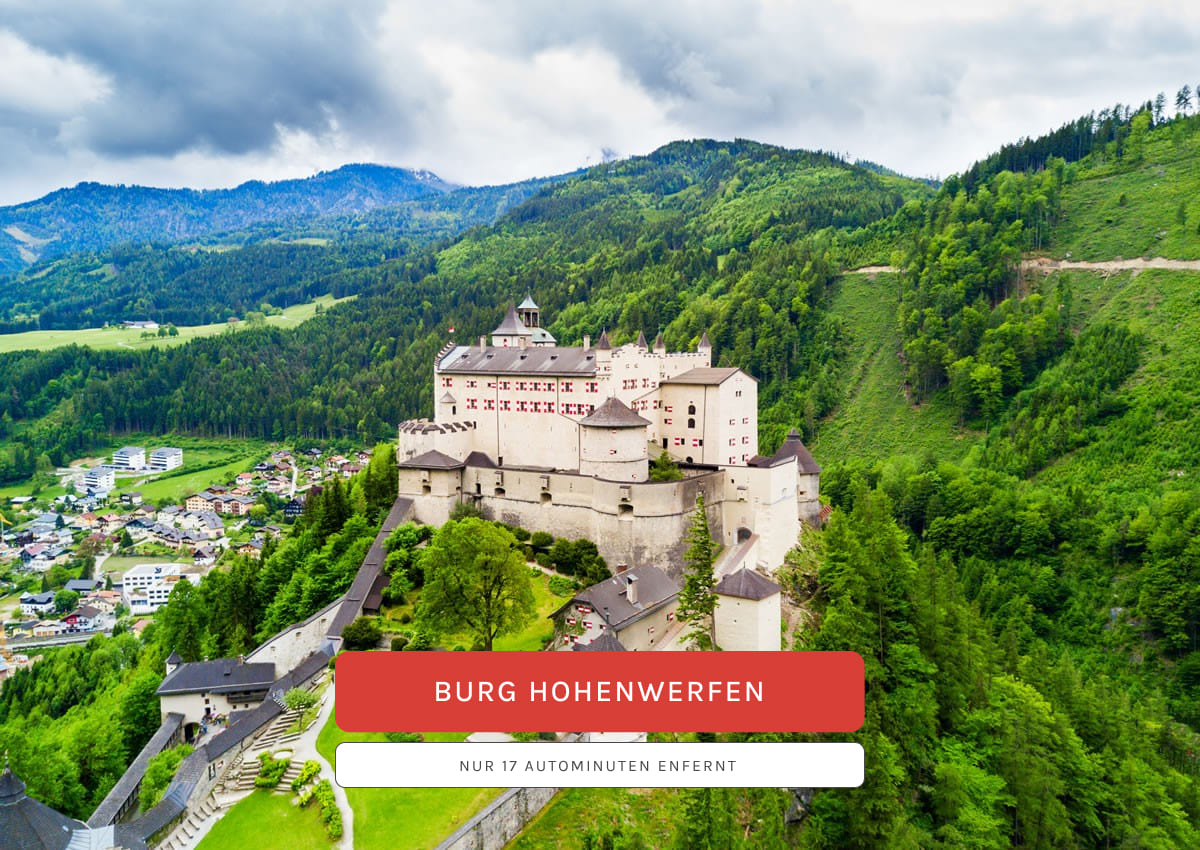 Burg Hohenwerfen: Festung, majest&auml;tisch, hoch &uuml;ber Salzachtal, mittelalterliches Juwel.