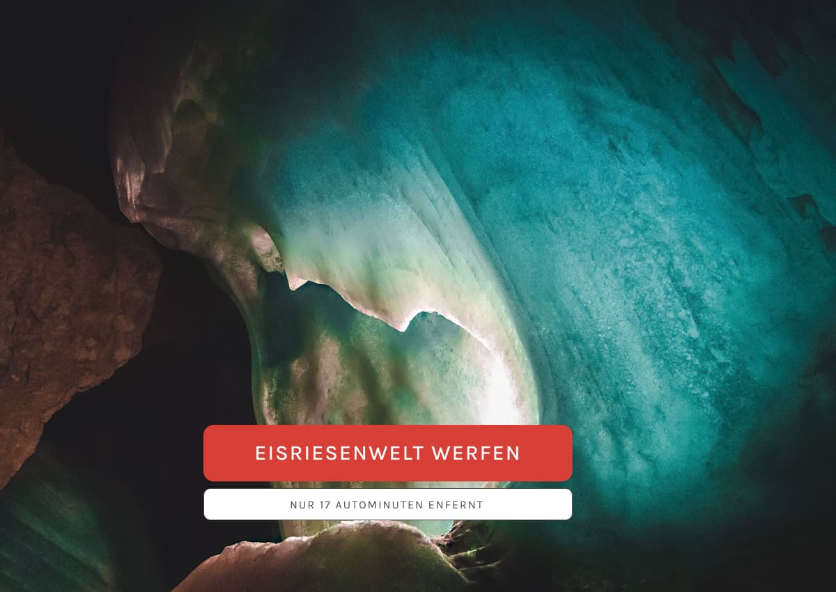 Die Eisriesenwelt - die gr&ouml;&szlig;te Eish&ouml;hle der Welt! Auch im Sommer warm anziehen!