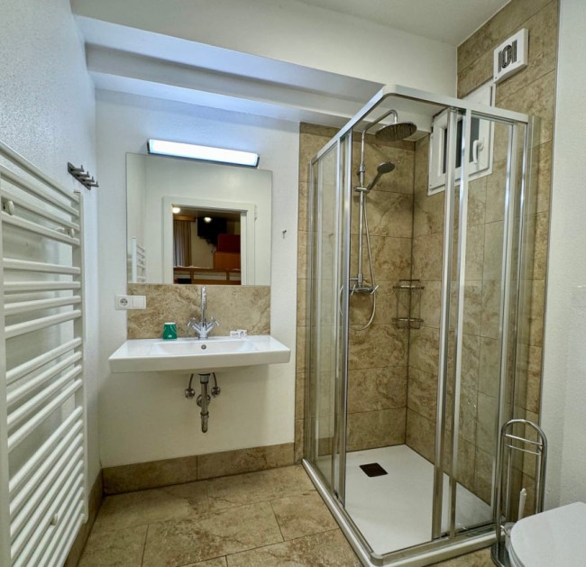 Badezimmer im Hotel Josef