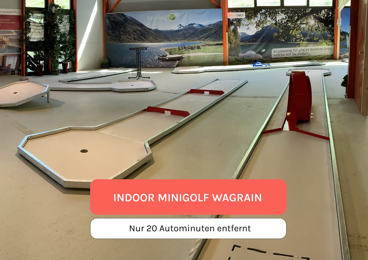 Indoor Minigolf in Wagrain &copy;Wagrainerhof 